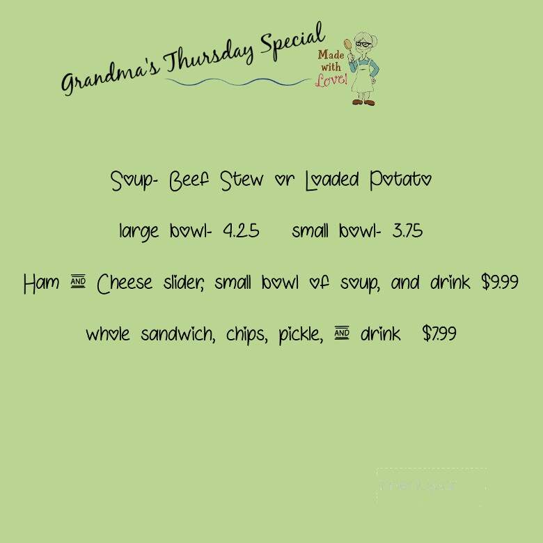 Mom and Pops Cafe - Friendsville, TN menu_pic