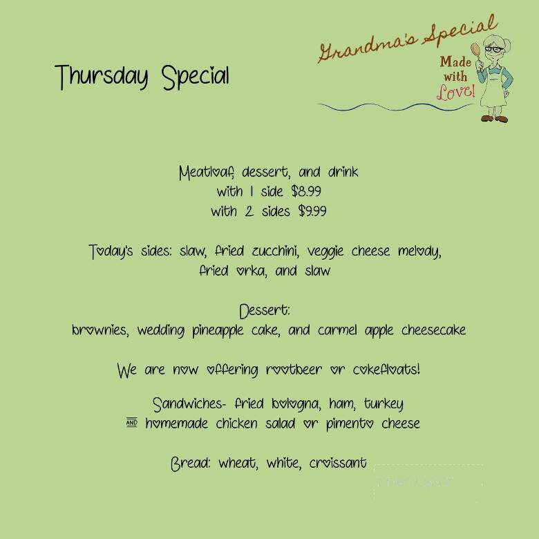 Mom and Pops Cafe - Friendsville, TN menu_pic
