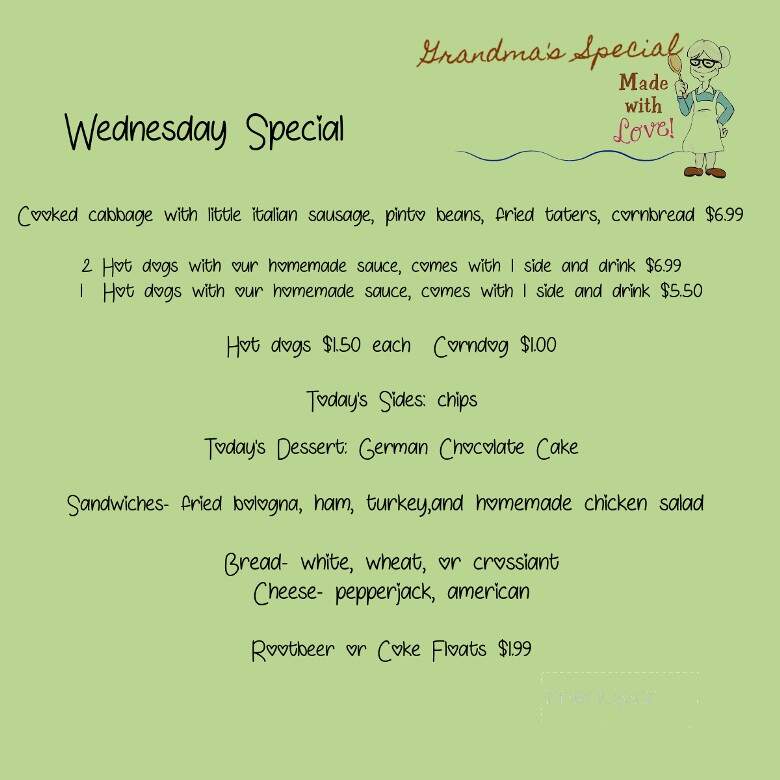 Mom and Pops Cafe - Friendsville, TN menu_pic