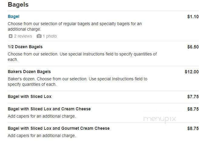 5 Brothers Bagels & Deli - Newfoundland, NJ menu_pic