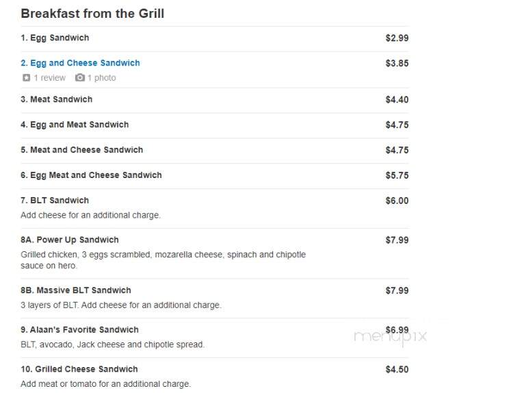 5 Brothers Bagels & Deli - Newfoundland, NJ menu_pic