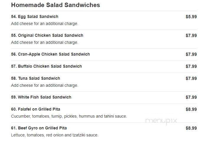5 Brothers Bagels & Deli - Newfoundland, NJ menu_pic