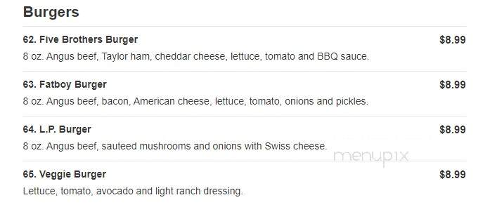 5 Brothers Bagels & Deli - Newfoundland, NJ menu_pic