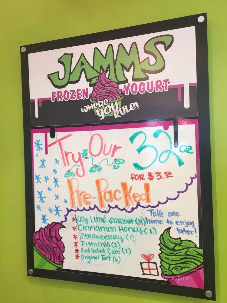 JAMMS Frozen Yogurt - Coeur d'Alene, ID menu_pic