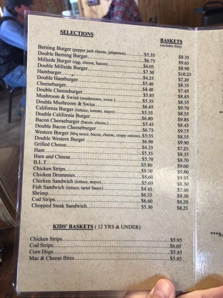 Millside Tavern - Saint Michael, MN menu_pic