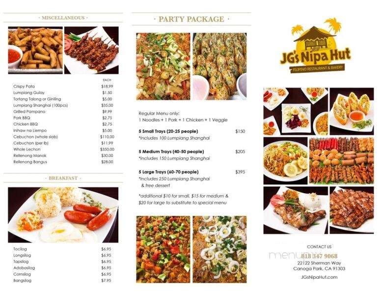 Nipa Hut - Canoga Park, CA menu_pic