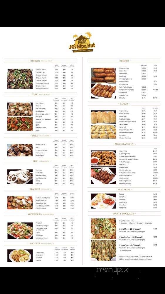 Nipa Hut - Canoga Park, CA menu_pic
