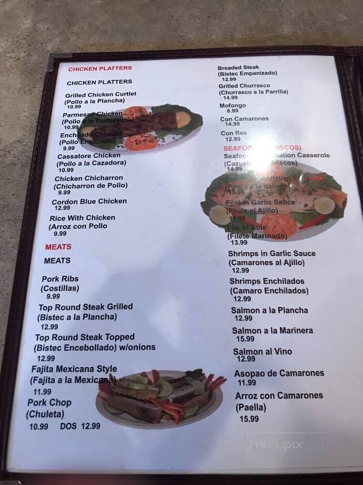 Pollo Tipico - Davie, FL menu_pic