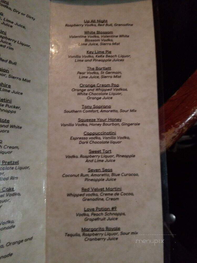 129 Lounge - Monroe, MI menu_pic
