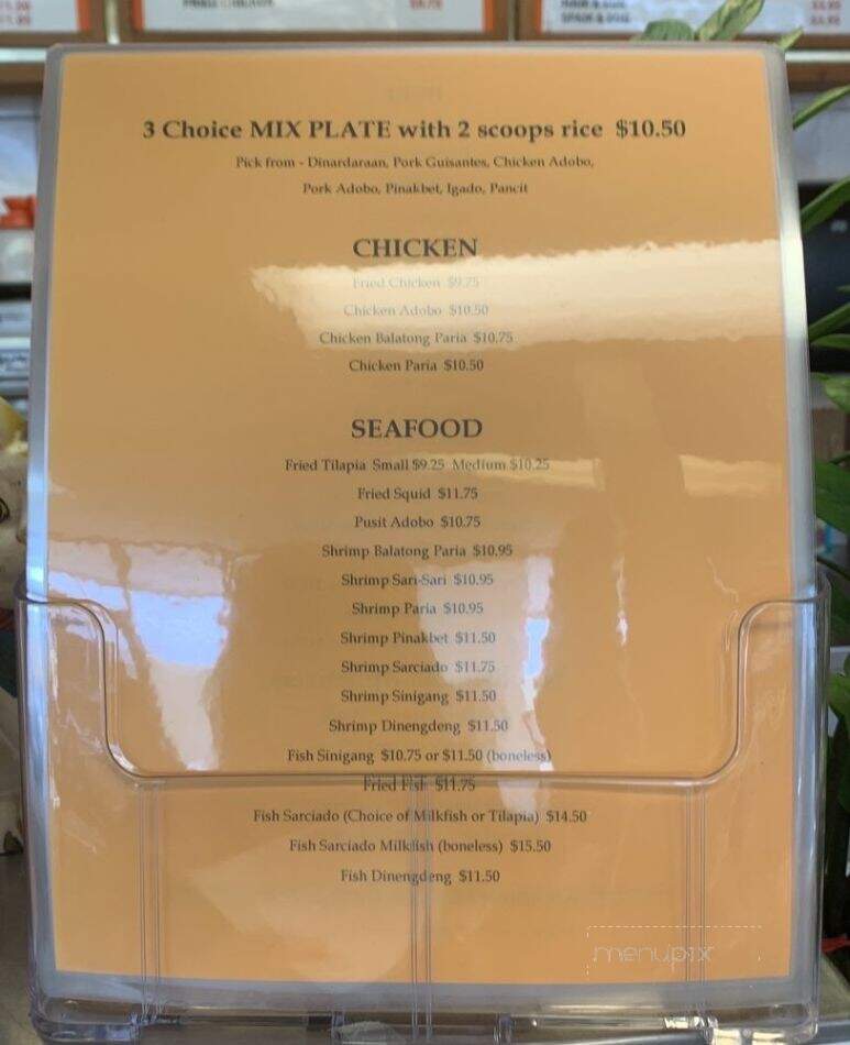 Jesse's Bakery - Honolulu, HI menu_pic