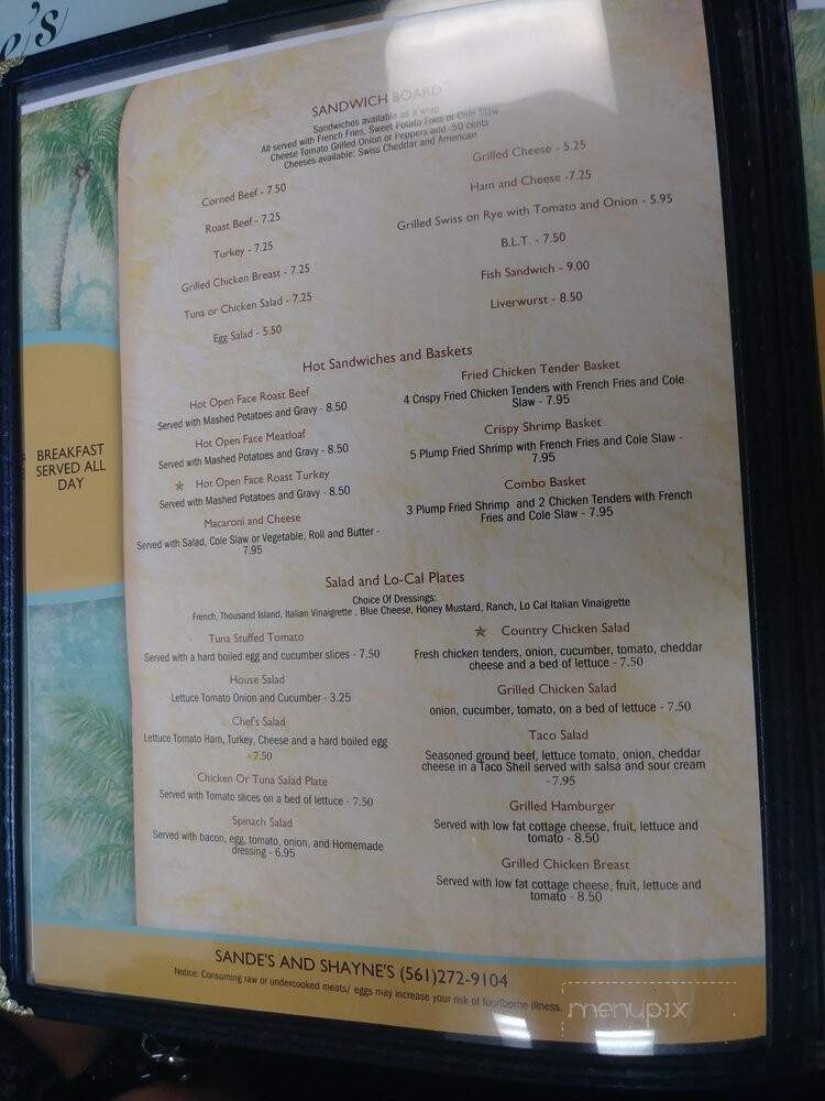 Sande's Restaurant - Delray Beach, FL