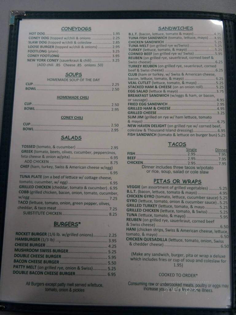 New Haven Coney Island - New Haven, MI menu_pic