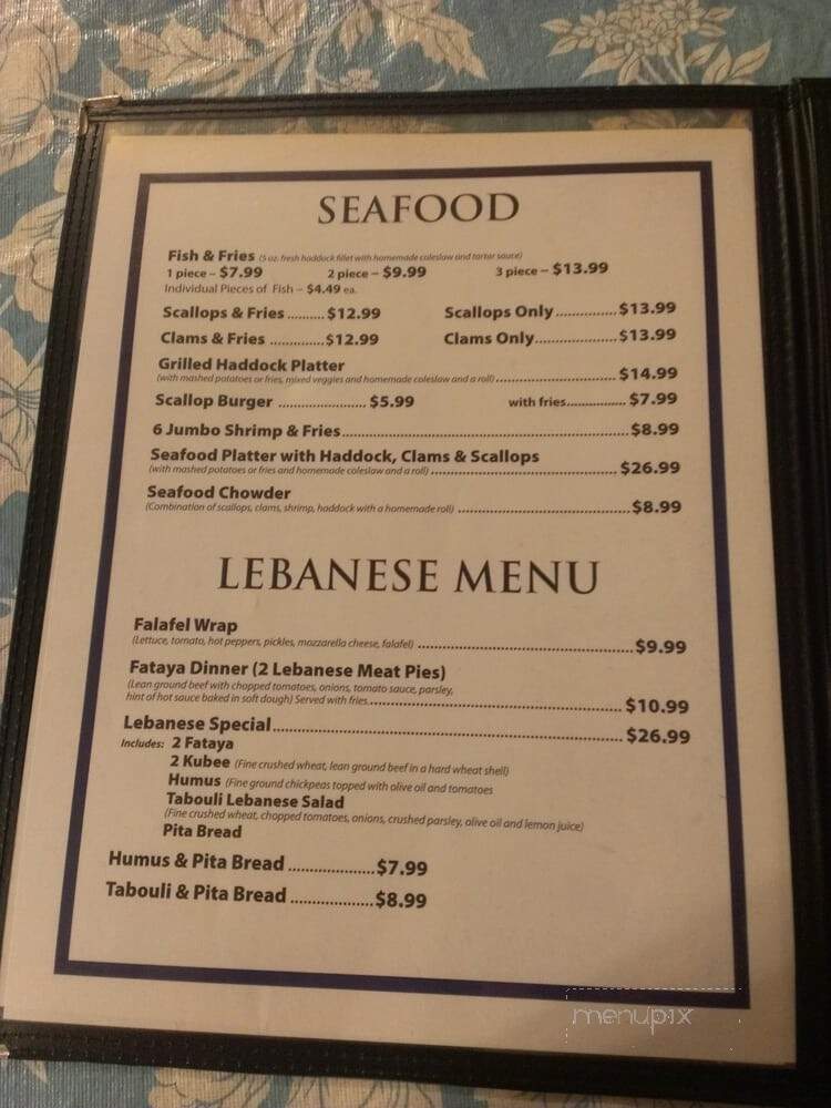 Mo's Grill & Dining Room - Western Shore, NS menu_pic