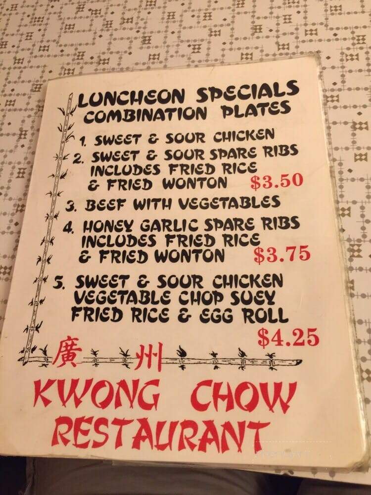 Kwong Chow Restaurant - Saint Catharines, ON