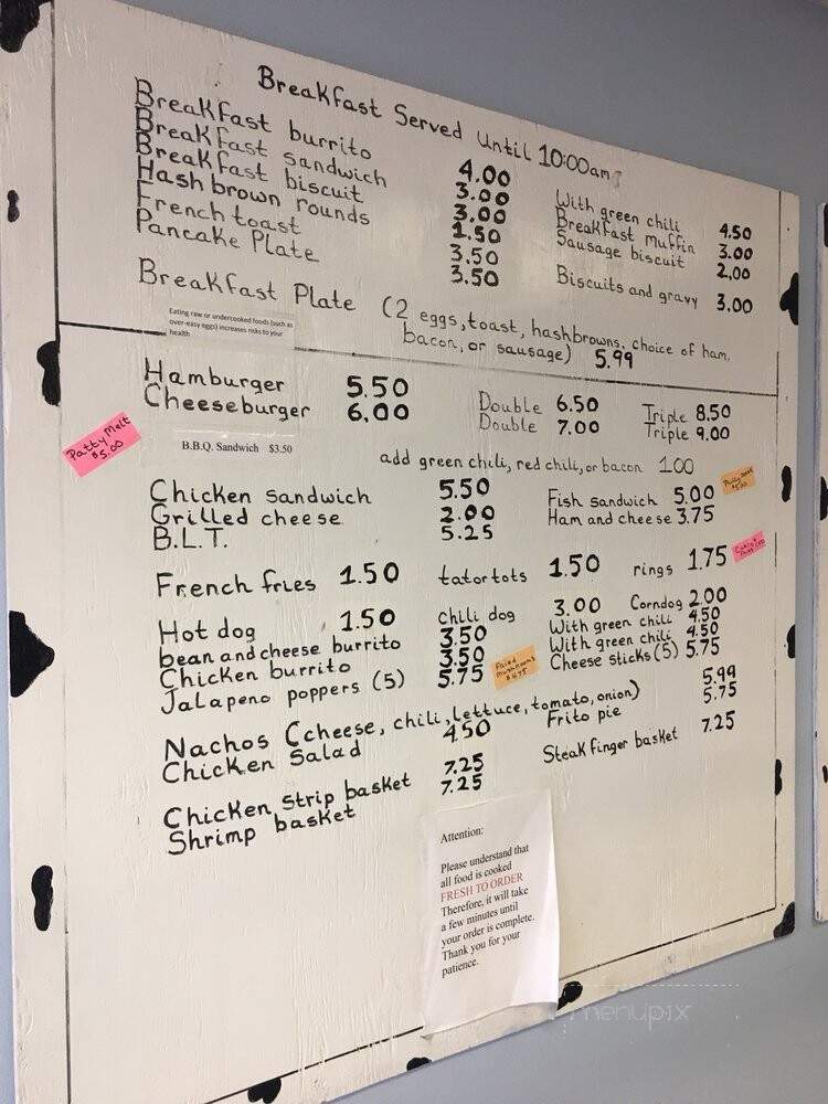 Dariland - Fort Sumner, NM menu_pic