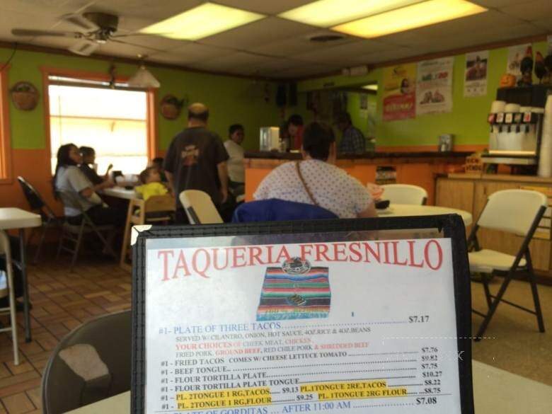 Taqueria Fresnillo - Clinton, OK menu_pic