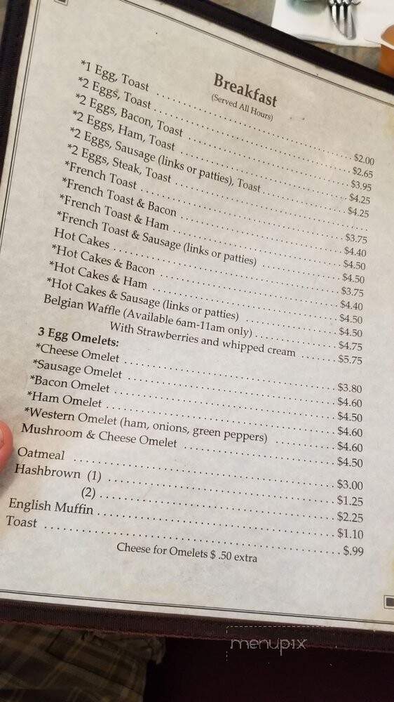 Glassport Diner - Glassport, PA menu_pic