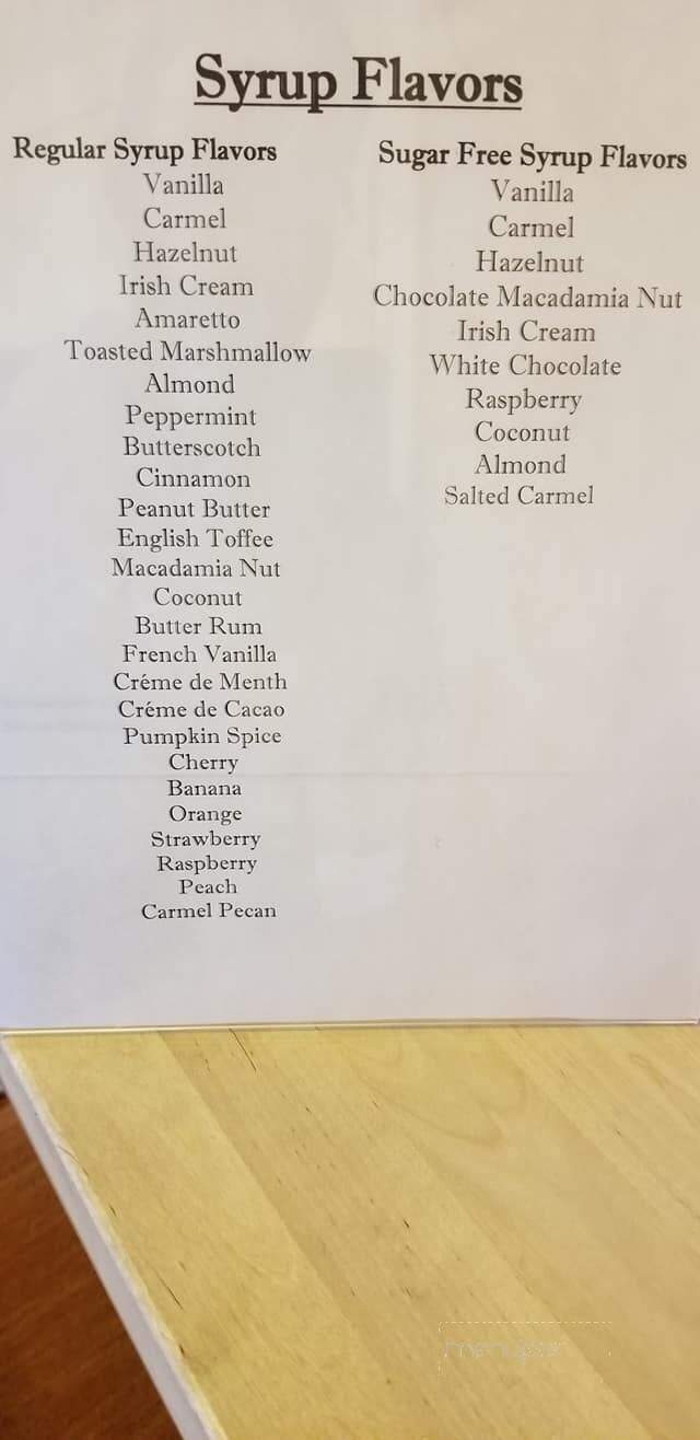 Latte Da - Vermillion, SD menu_pic