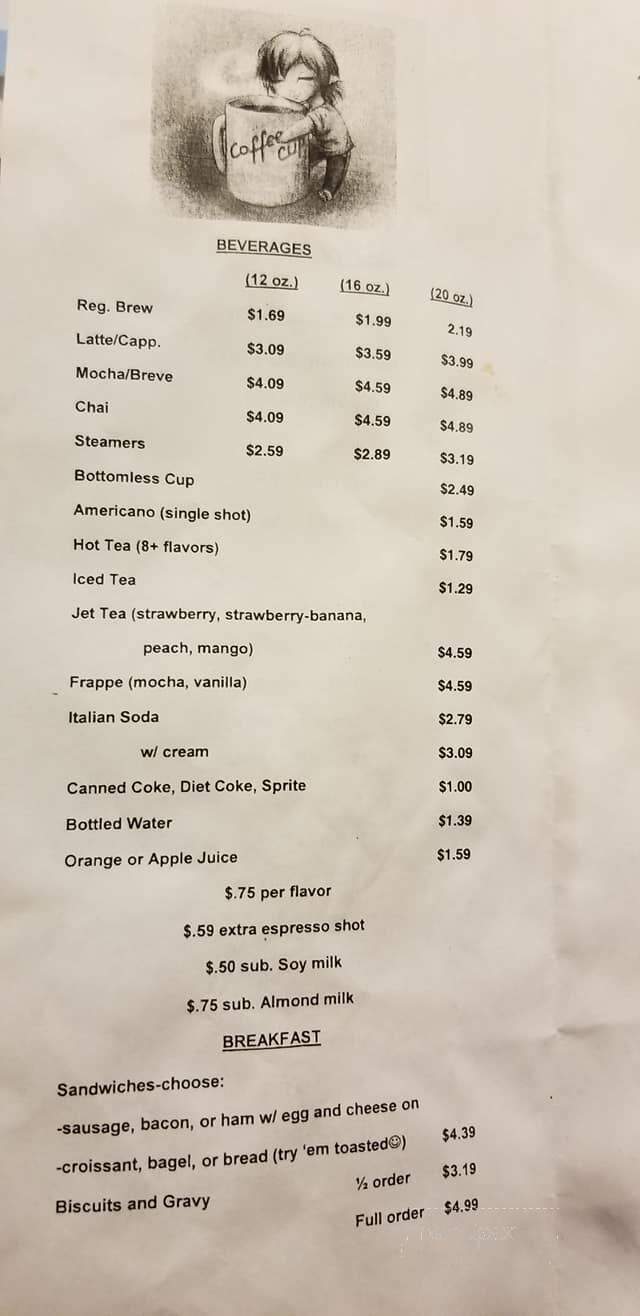 Latte Da - Vermillion, SD menu_pic