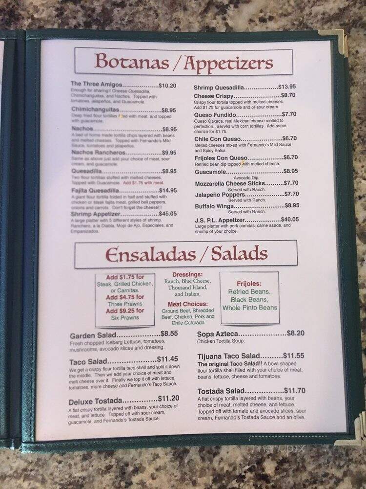 Fernando's Mexican Restaurant - San Mateo, CA