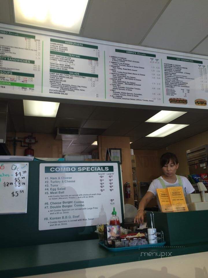 Ambro's Subs - San Dimas, CA menu_pic