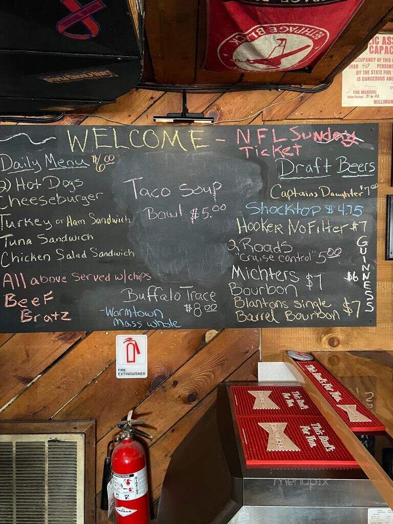 Trolley Club On Main - Willimantic, CT menu_pic
