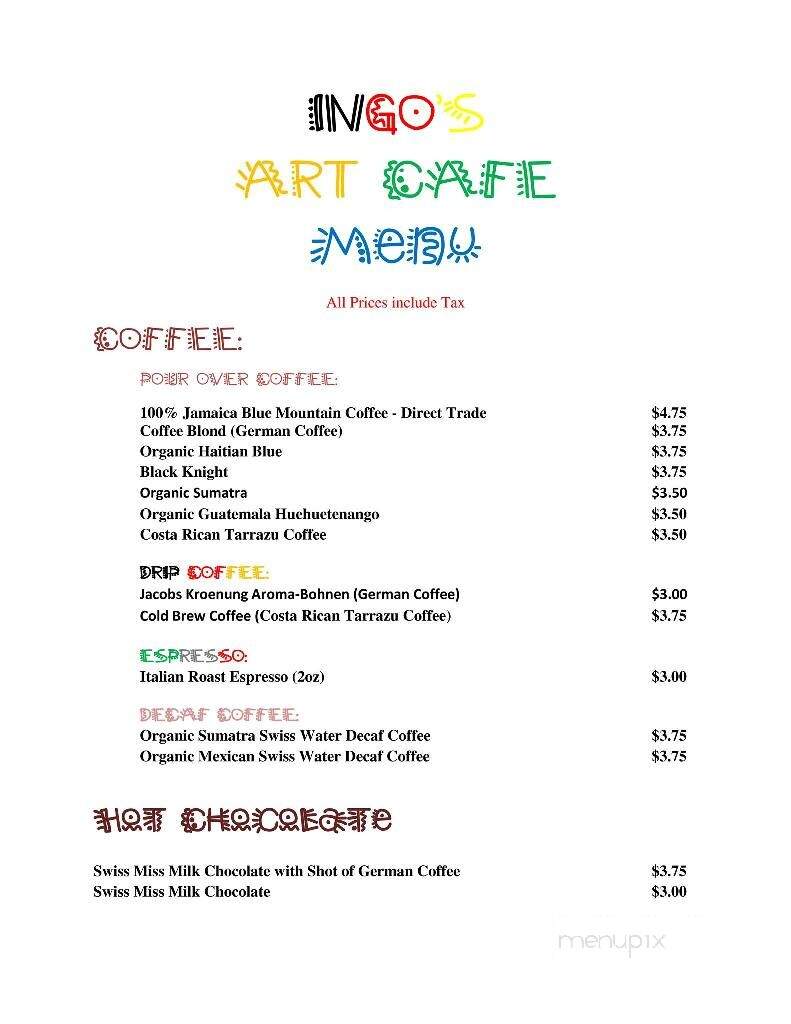 Ingo's Art Cafe - Truth Or Consequences, NM