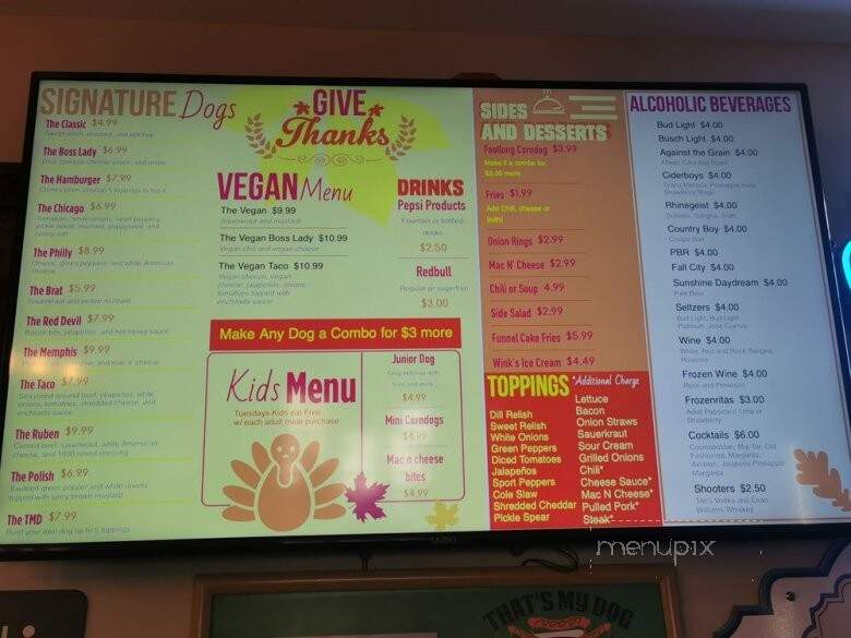 That's My Dog - Jeffersonville, IN menu_pic