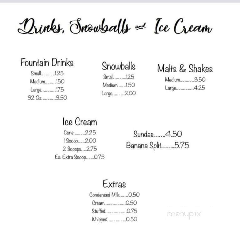 Maw's Sandwich & Snack Shop - Buras, LA menu_pic