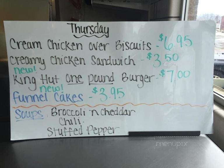 Burger Hut Ltd - Alliance, OH menu_pic