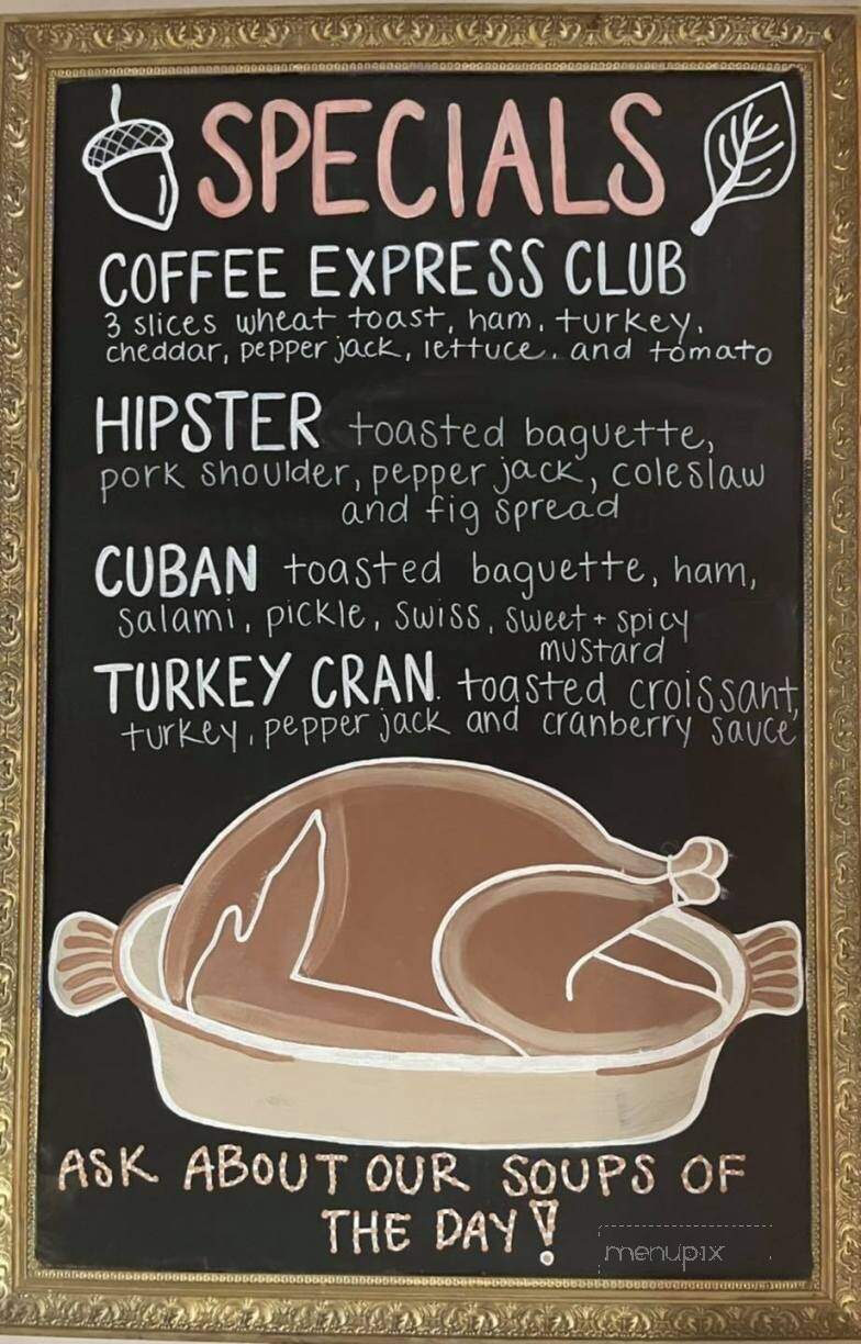 Coffee Express - Port Clinton, OH menu_pic