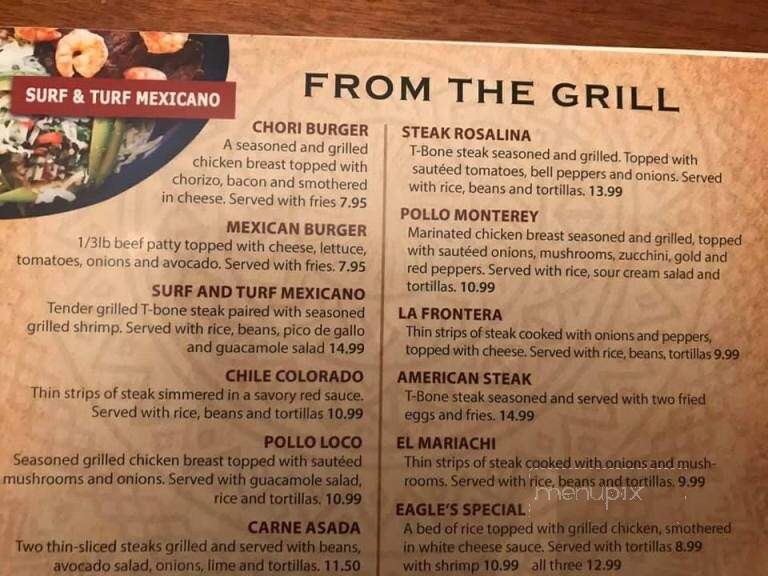 Mi Casa Mexican Cuisine - Aledo, IL menu_pic