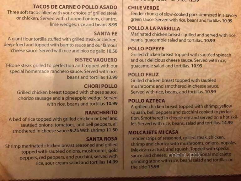 Mi Casa Mexican Cuisine - Aledo, IL