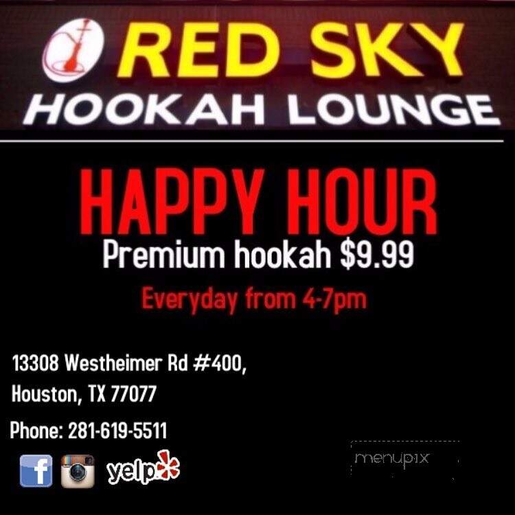 Red Sky Hookah Lounge - Houston, TX