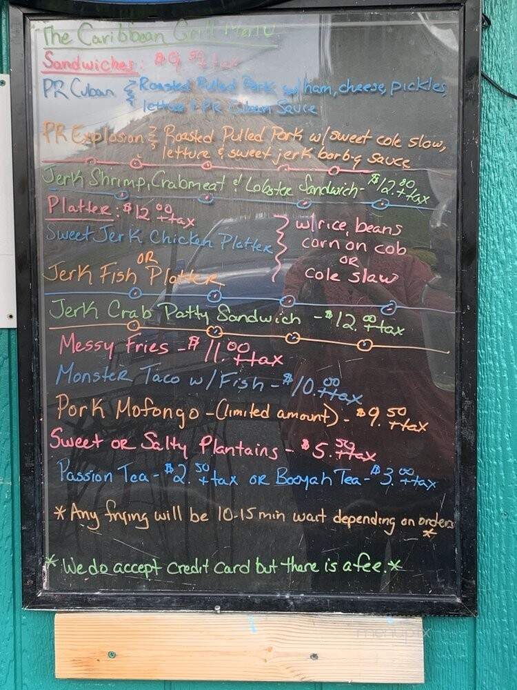 Caribbean Grill - Johnson City, TN menu_pic