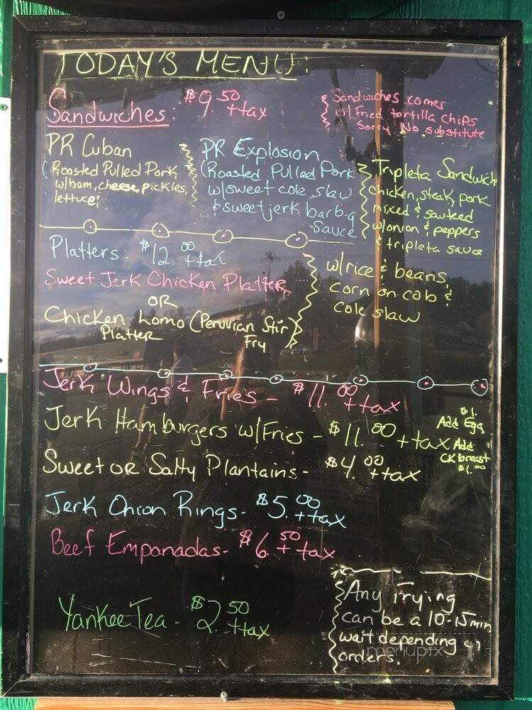 Caribbean Grill - Johnson City, TN menu_pic