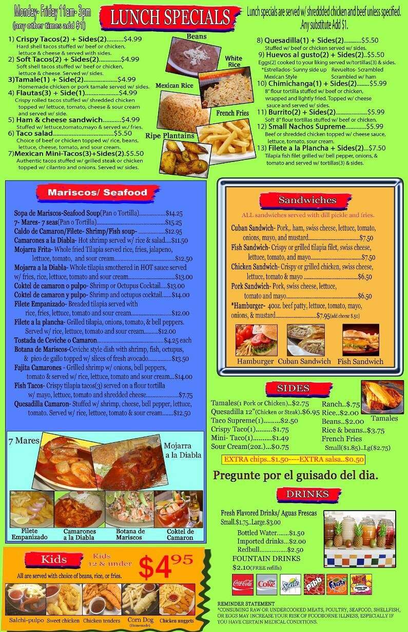 Taqueria Dos Hermanos - Conyers, GA menu_pic