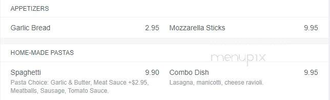 Aviano's Pizza, Pasta & Subs - White Settlement, TX menu_pic