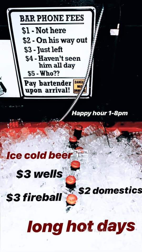 Harry's Bar - Tuscaloosa, AL menu_pic