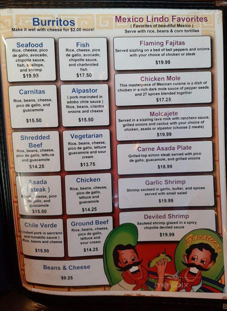 Fernando's Mexican Grill - Kahului, HI menu_pic