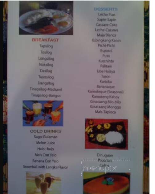 Manila Good Ha - Glendale, CA menu_pic