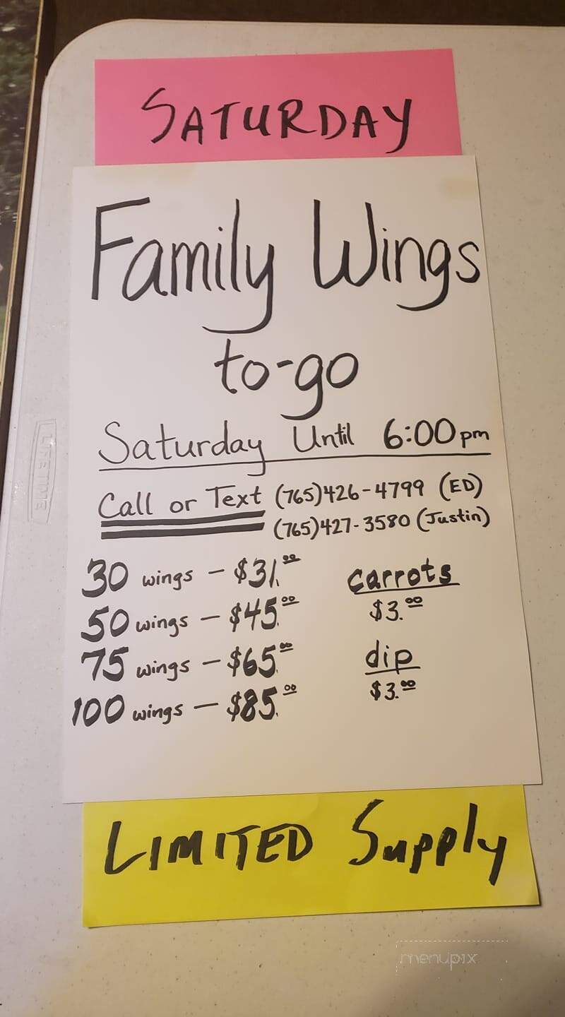 Local Bar - Fowler, IN menu_pic