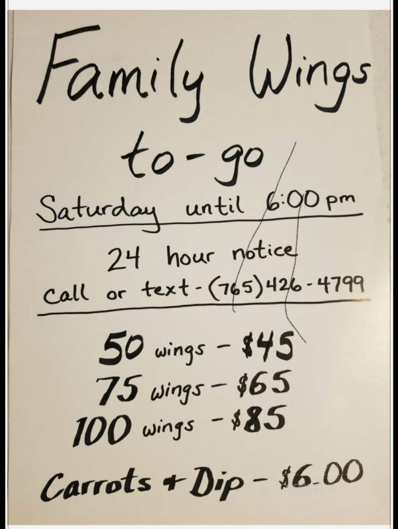 Local Bar - Fowler, IN menu_pic