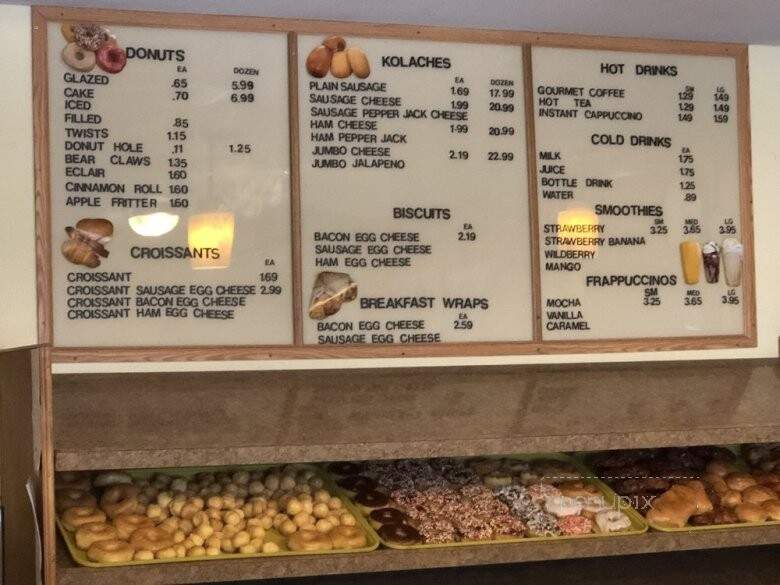 Sweeties Donuts - Canyon Lake, TX menu_pic
