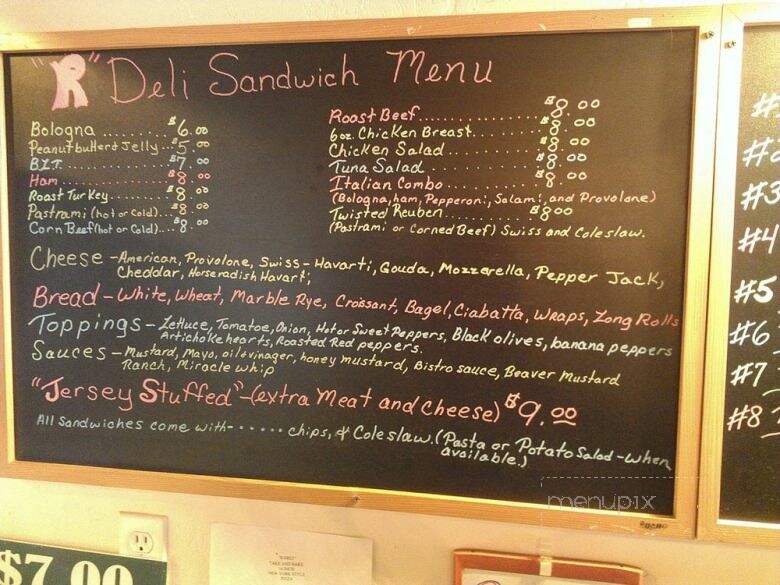 R-Deli - Hulett, WY menu_pic