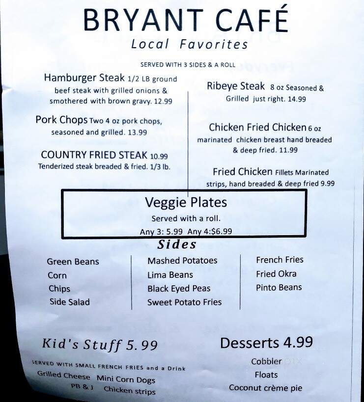 Bryant Cafe - Bryant, AR