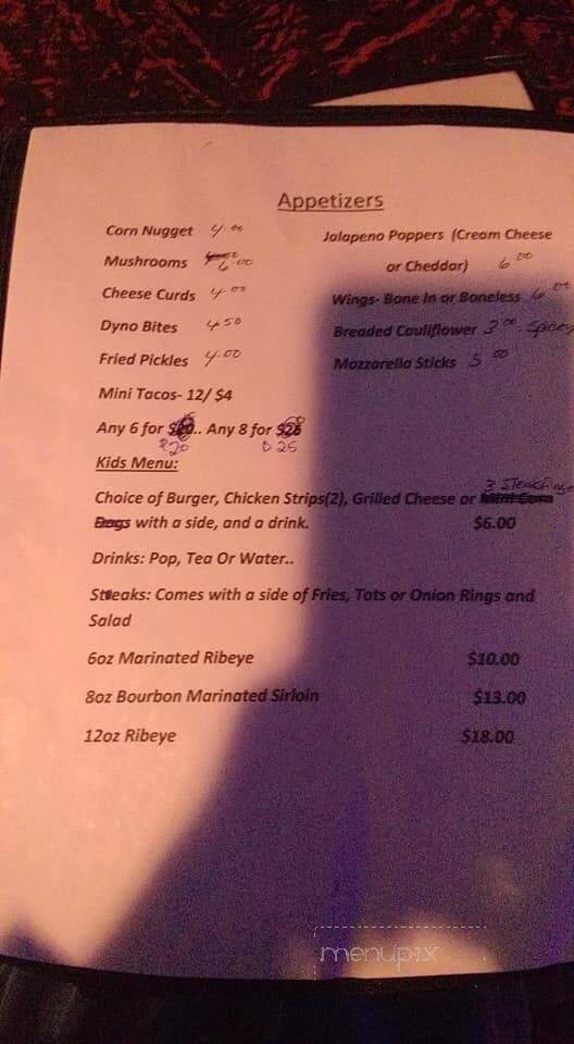 J Bar S - Hill City, KS menu_pic