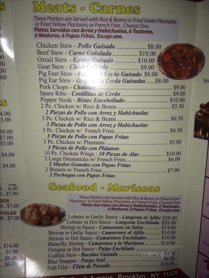 La Cabana Rodriguez - Brooklyn, NY menu_pic