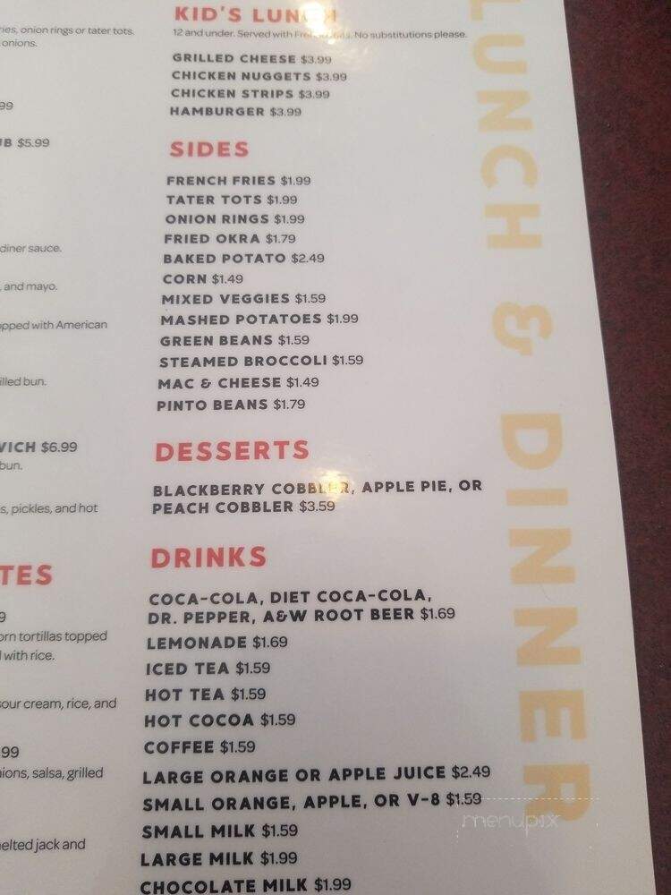 Mesquite Diner - Mesquite, TX menu_pic