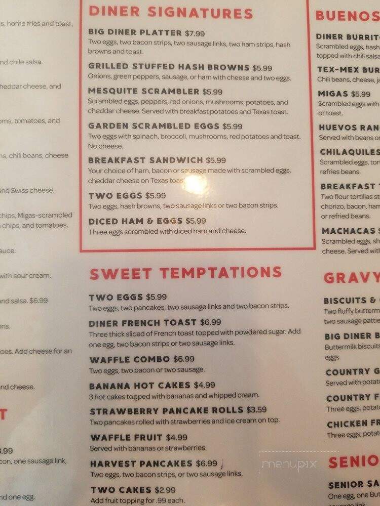 Mesquite Diner - Mesquite, TX menu_pic
